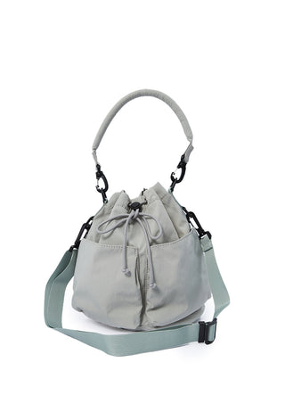 Drawstring Shoulder Bag Sage
