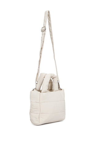 Light Beige Puff Sling Bag