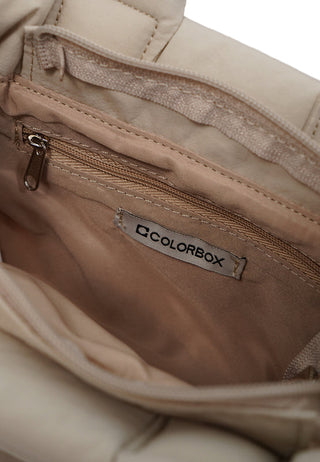 Light Beige Puff Sling Bag