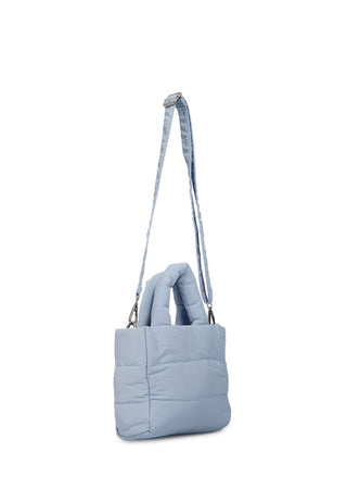 Dusty Blue Puff Sling Bag