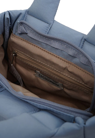 Dusty Blue Puff Sling Bag