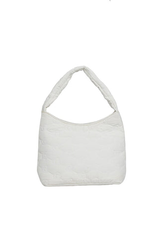 Off White Quilted Shoulder Bag