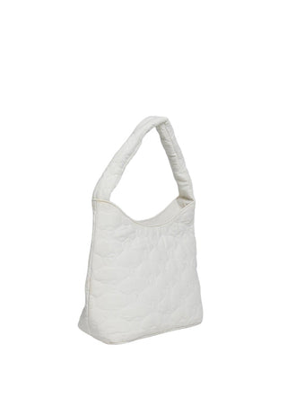 Off White Quilted Shoulder Bag