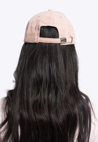 Low Profile Woven Cap Soft Pink