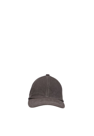 Low Profile Woven Cap Dark Brown