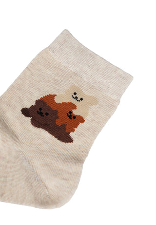 Quarter Ankle Socks Cream