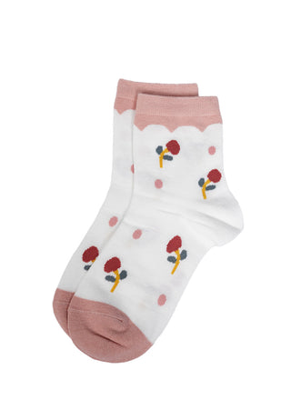 Quarter Ankle Socks Pink