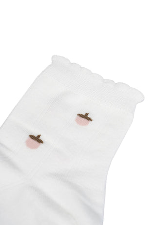 Quarter Ankle Socks White