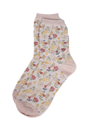 Quarter Ankle Socks Dusty Pink