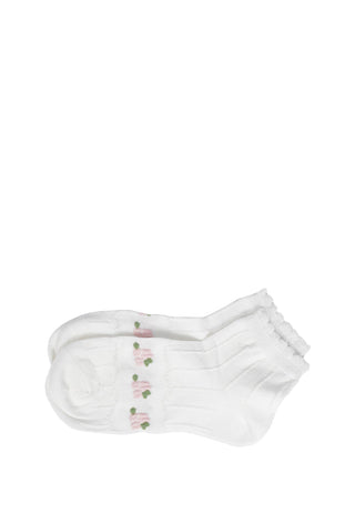 Quarter Ankle Socks White