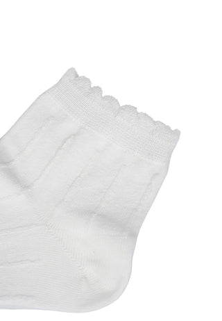 Quarter Ankle Socks White