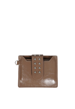 Stud Card Holder Taupe
