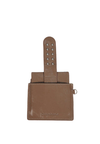 Stud Card Holder Taupe