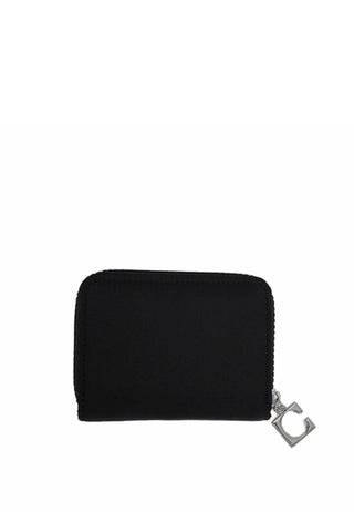 Zip-Up Purse Wallet Black