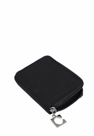 Zip-Up Purse Wallet Black