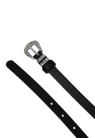 Black Metal Buckle Belt