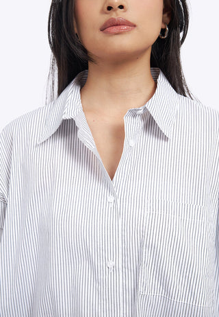 Oversized Long Sleeve Cross Shirt