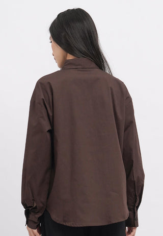 Oversized Shirt with Side Buckle Details