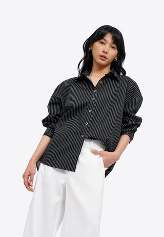 Pinstripes Long Sleeve Shirt