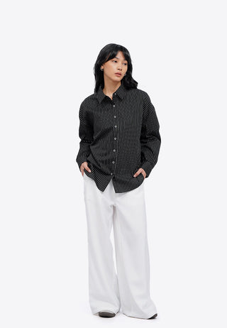 Pinstripes Long Sleeve Shirt