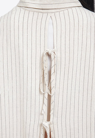 Tied Back Oversized Shirt