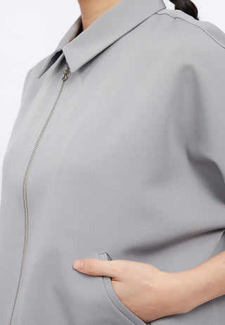 Zip Up Short Sleeve Shirt