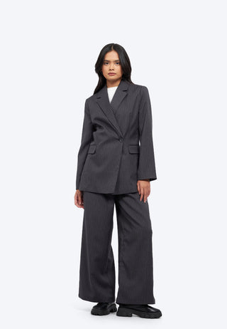 Oversized Pinstripes Blazer