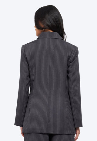 Oversized Pinstripes Blazer