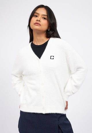 Oversized Long Sleeve Fur Cardigan