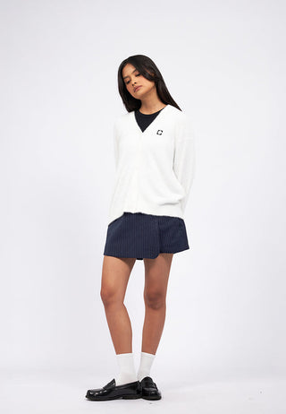 Oversized Long Sleeve Fur Cardigan