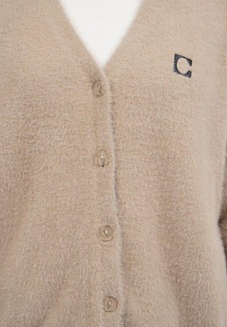 Oversized Logo Cardigan