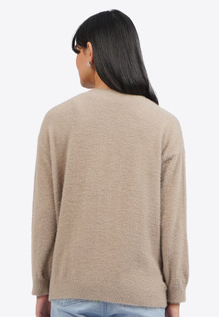 Oversized Logo Cardigan