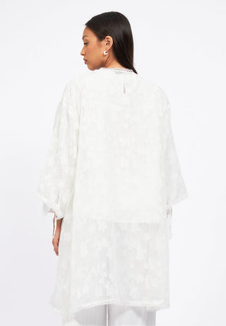 Flower Embroidery Organza Outer