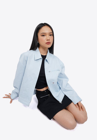Oversized Pinstripe Jacket