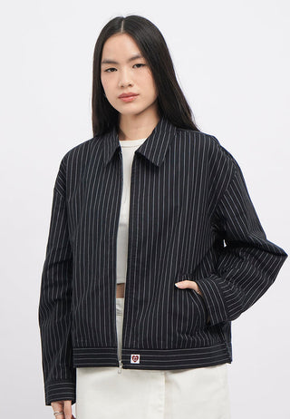 Zippered Stripes Jacket