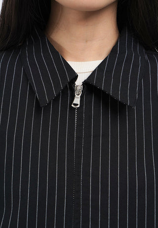 Zippered Stripes Jacket