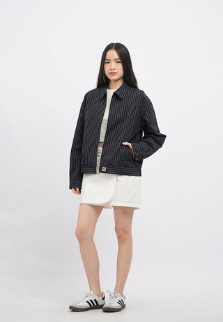 Zippered Stripes Jacket