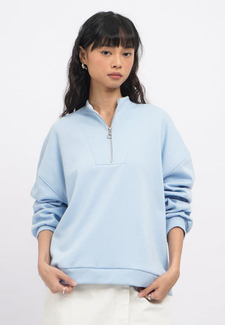 Oversized Zip Up Sweatshirt