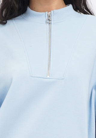 Oversized Zip Up Sweatshirt