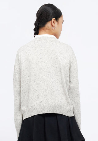 Nep Yarn Oversized Sweater
