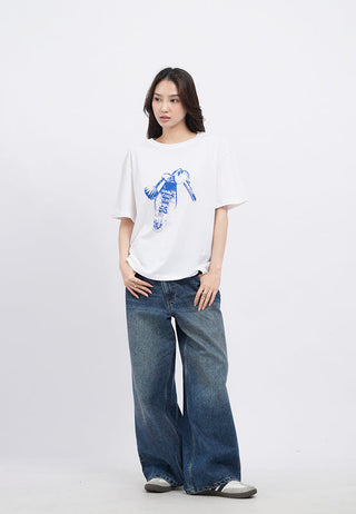 Oversized Short Sleeve Graphic T-Shirt