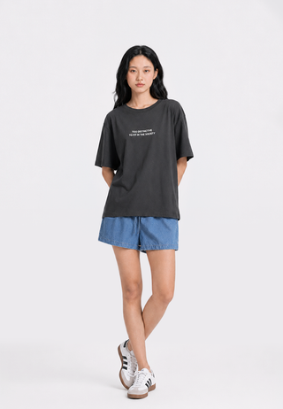 Oversized Short Sleeve Graphic T-Shirt