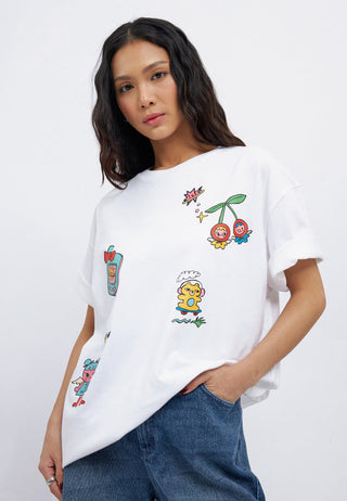 Colorbox x Liunic Oversized Graphic T-Shirt