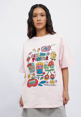 Colorbox x Liunic Oversized Graphic T-Shirt