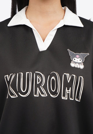 Kuromi Oversized T-Shirt with Collar