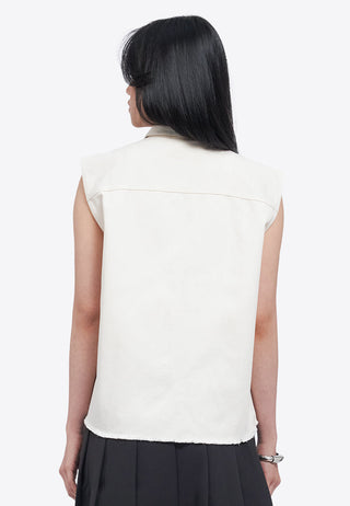 Oversized Button Up Vest