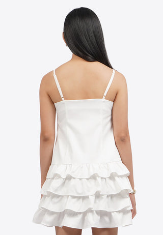 Multi Tier Strappy Mini Dress