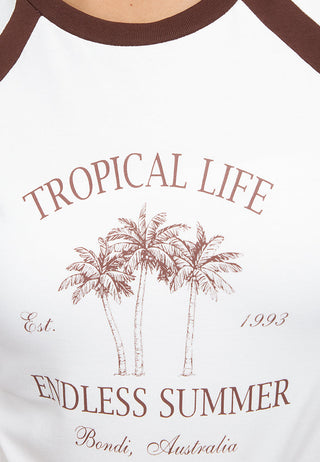 Two Tone Fitted Sleeveless Top