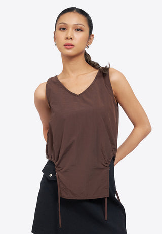 Side Cut Out Sleeveless Top