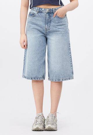 Regular Fit Denim Jorts